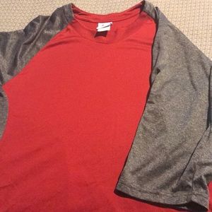 Majestic Red/Grey 3/4 Dryfit Undershirt XXL
